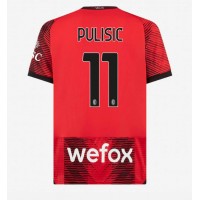 AC Milan Christian Pulisic #11 Hemmatröja 2023-24 Korta ärmar